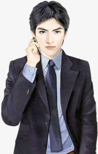 西装打电话男子png免抠素材_新图网 https://ixintu.com 打电话 男子 西装
