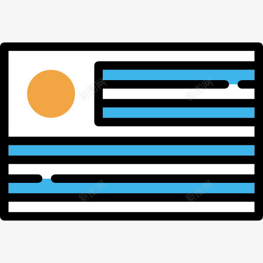 乌拉圭图标png_新图网 https://ixintu.com 世界 乌拉圭 国家 旗帜 民族