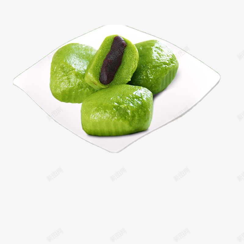 清明节美食红枣馅青团png免抠素材_新图网 https://ixintu.com 中国美食 寒食节 清明节 清明节踏青 红枣馅青团 美味的 艾草