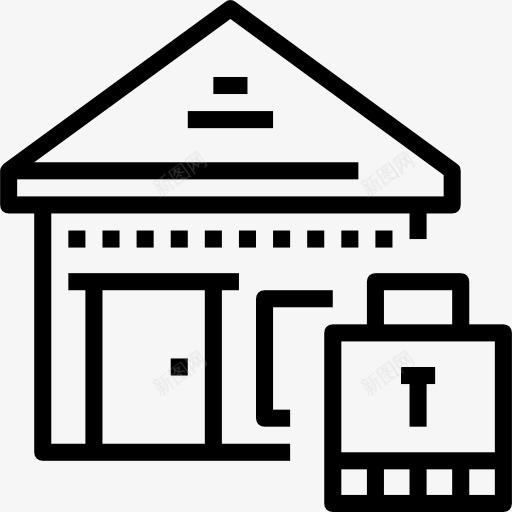 家图标png_新图网 https://ixintu.com 安全 家居 建筑 房地产 房子 租赁 财产