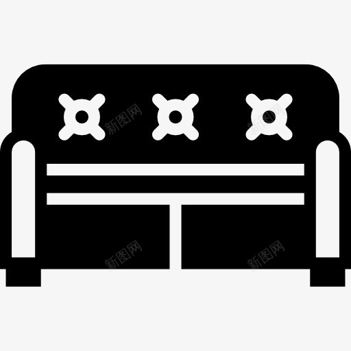 沙发图标png_新图网 https://ixintu.com 客厅放松 家具 家居 座椅 沙发