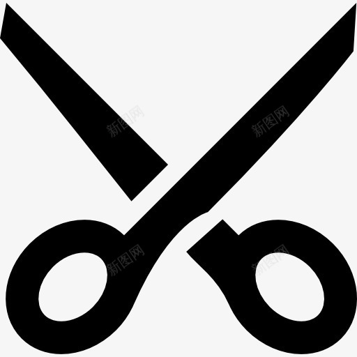 张开的剪刀图标png_新图网 https://ixintu.com 剪 剪刀 学校的材料 接口 装饰