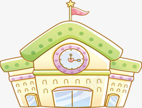 春天卡通学校漫画png免抠素材_新图网 https://ixintu.com 卡通 学校 春天 漫画