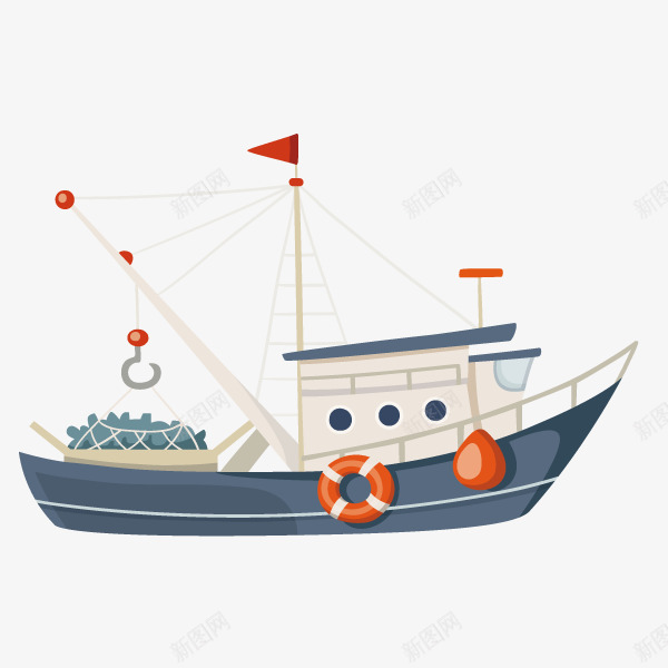 卡通手绘航海船帆png免抠素材_新图网 https://ixintu.com 卡通手绘 航海 船帆