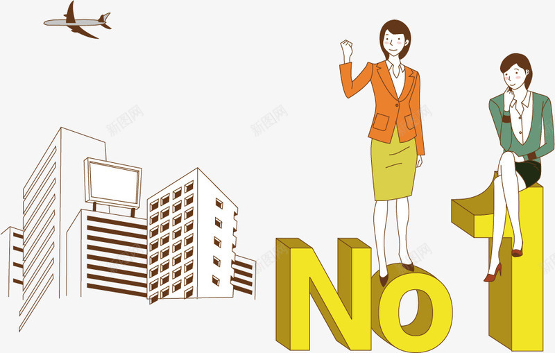 商业故事矢量图ai免抠素材_新图网 https://ixintu.com 商业 成功人士 职场人物 金融 矢量图