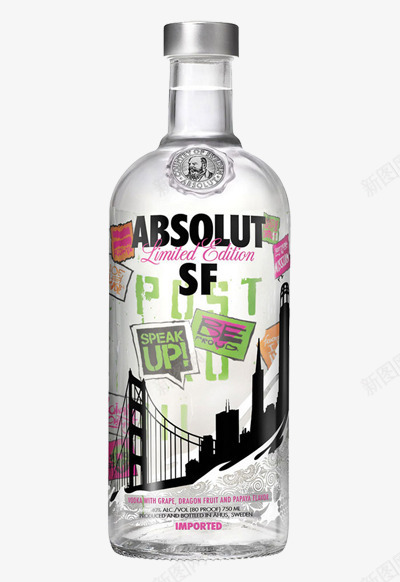 经典伏特加酒png免抠素材_新图网 https://ixintu.com 产品实物 伏特加酒 经典伏特加 经典伏特加酒