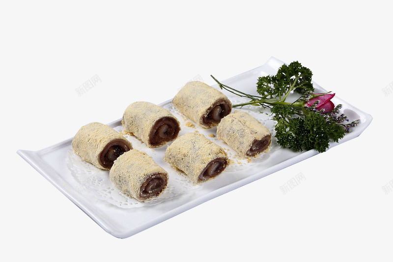老北京名吃甜点驴打滚png免抠素材_新图网 https://ixintu.com 传统美食 摄影 点心 美食 老北京小吃 餐饮美食 驴打滚