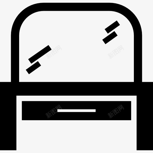 闺房的梳妆台图标png_新图网 https://ixintu.com 商务 女性 抽屉 桌子 美 镜子