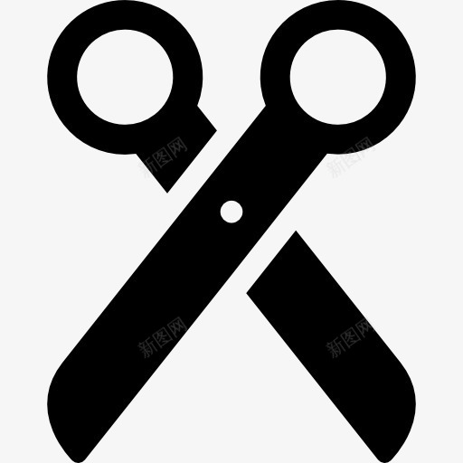 剪刀图标png_新图网 https://ixintu.com 切割 切割工具 办公材料 学校材料