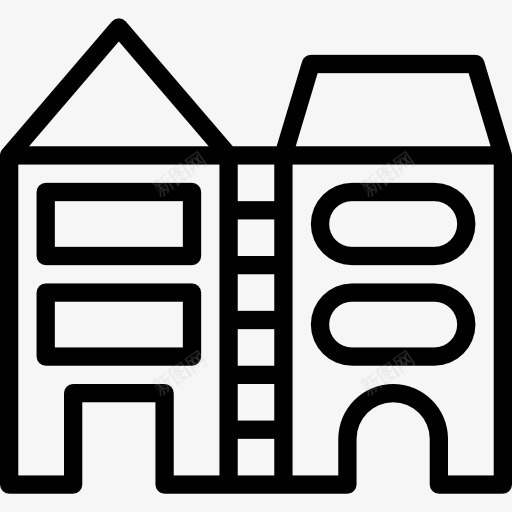 办公楼图标png_新图网 https://ixintu.com 办公大楼 办公室 城市 城镇 市建设 建筑 建筑与城市 房地产