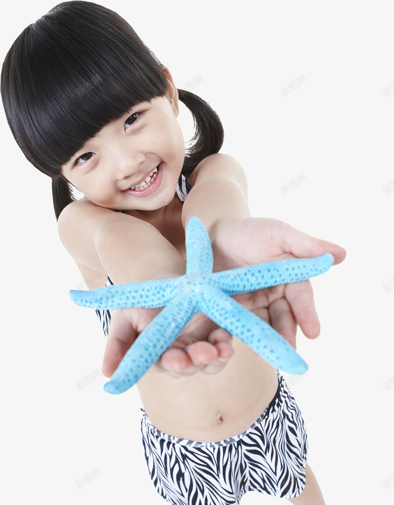 海星小女孩人物可爱png免抠素材_新图网 https://ixintu.com 人物 可爱 女孩 海星