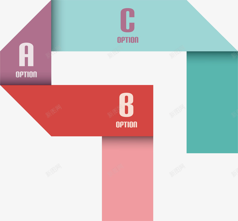 创意PPT信息标签png免抠素材_新图网 https://ixintu.com 信息图表 信息标签 折纸 数据分析 演示图形