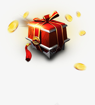 道具箱子png免抠素材_新图网 https://ixintu.com 礼物 道具 金子