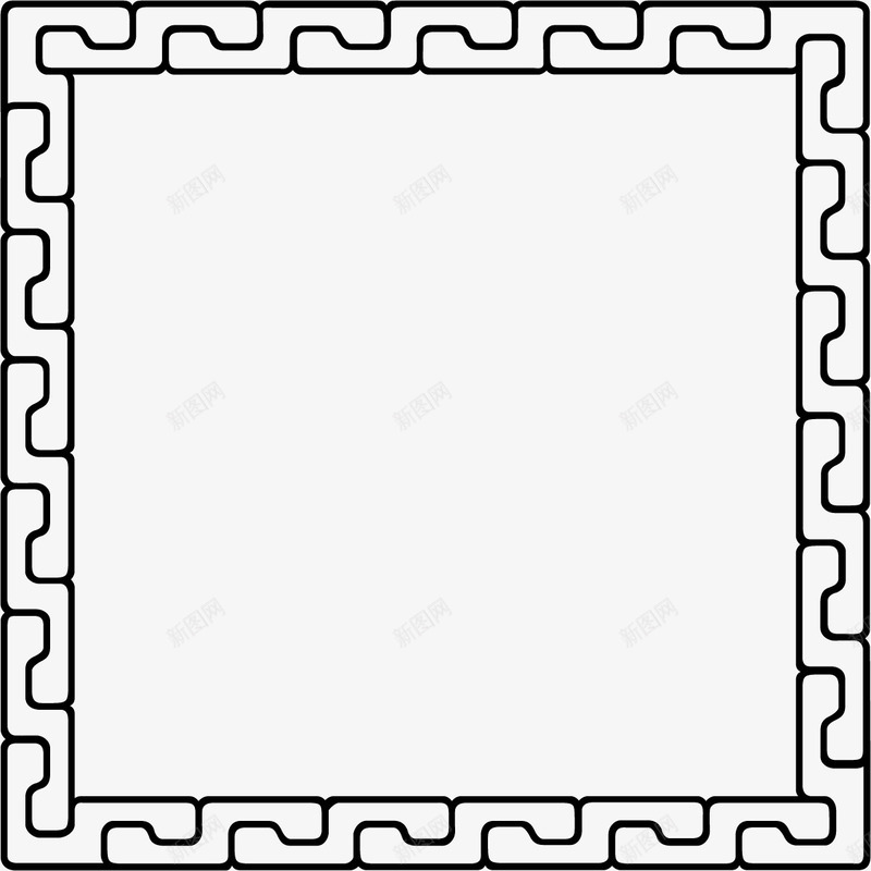 可爱简易经典古框矢量图ai免抠素材_新图网 https://ixintu.com 古框 古框素材 可爱 矢量古框 简易 经典 经典古框 边框 矢量图