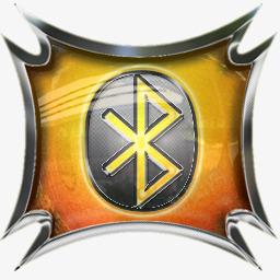 蓝牙经典橙png免抠素材_新图网 https://ixintu.com bluetooth 钃濈墮