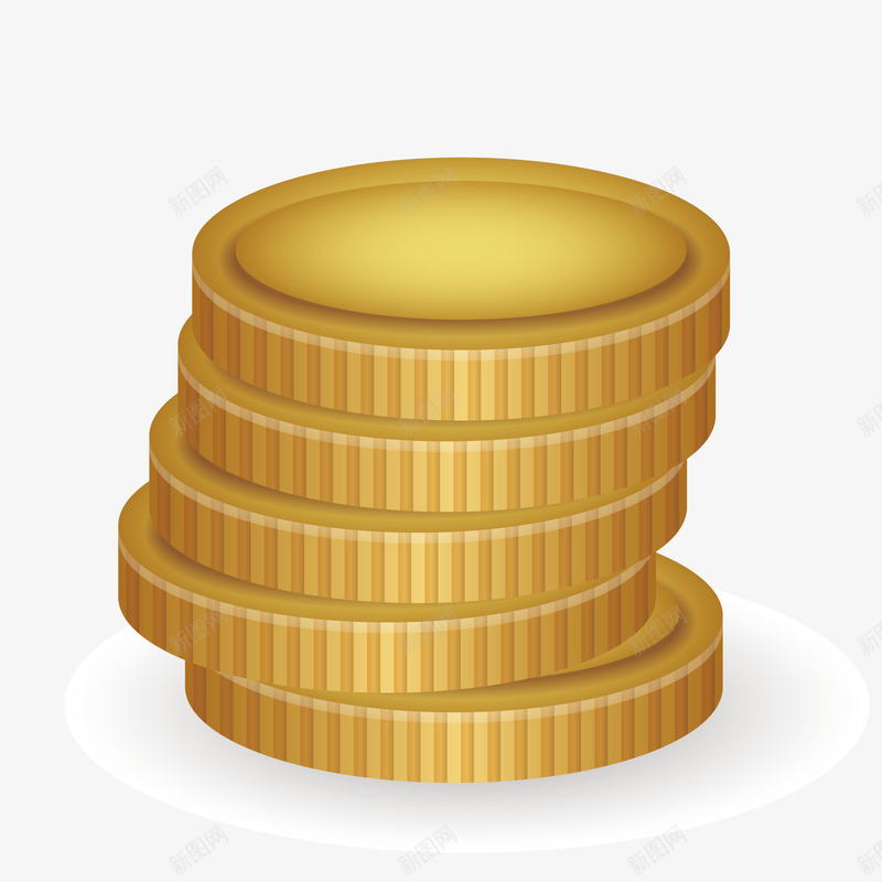 3D金币png免抠素材_新图网 https://ixintu.com 代币 装饰 金子 金融