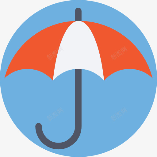 伞图标png_新图网 https://ixintu.com 保护伞 天气 工具和用具 雨 雨伞