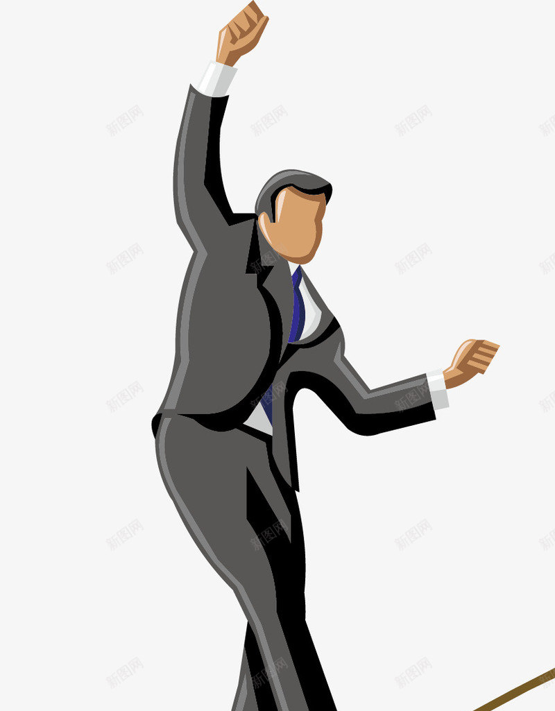 寻求平衡的人png免抠素材_新图网 https://ixintu.com 寻求 平衡 行走 西装