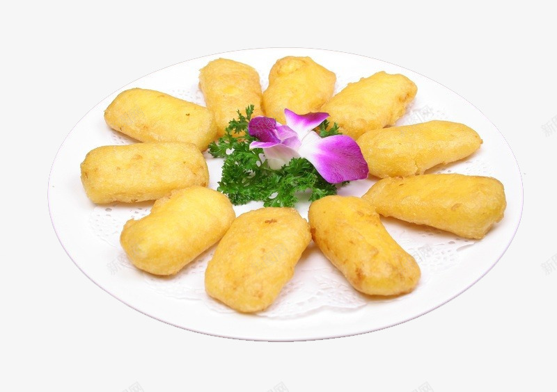 经典美味脆皮炸鲜奶png免抠素材_新图网 https://ixintu.com 特色小吃 甜品 经典美味 美食 脆皮炸鲜奶
