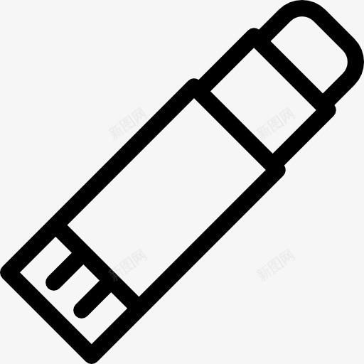 胶棒图标png_新图网 https://ixintu.com 办公室 学校材料 工艺 酒吧