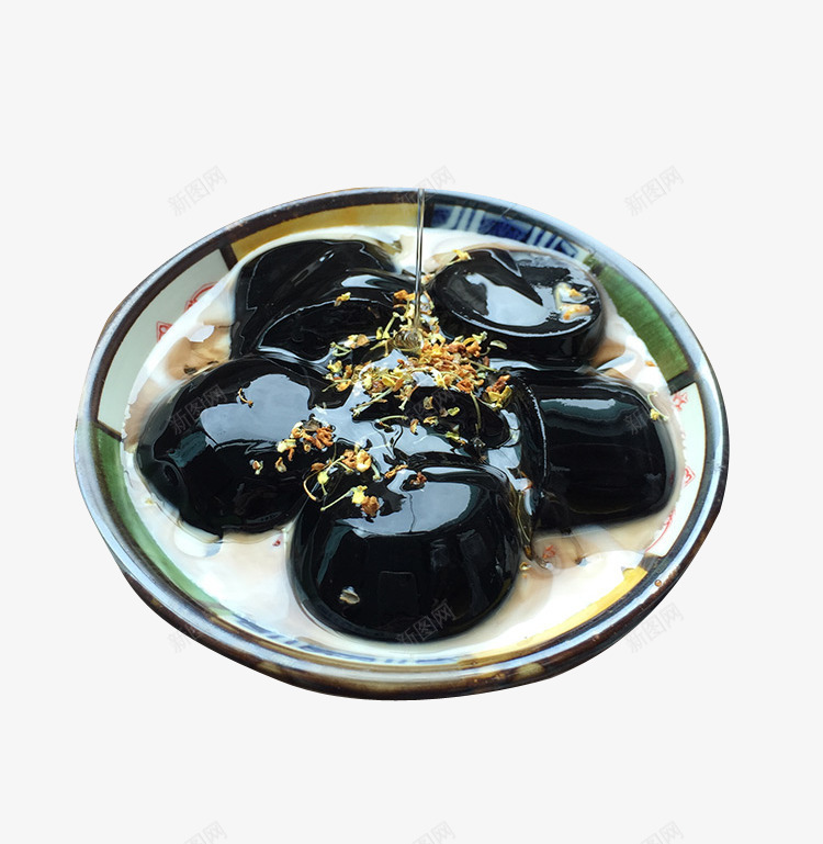 特色餐饮烧仙草png免抠素材_新图网 https://ixintu.com 冷饮热饮 大块 烧仙草 甜点
