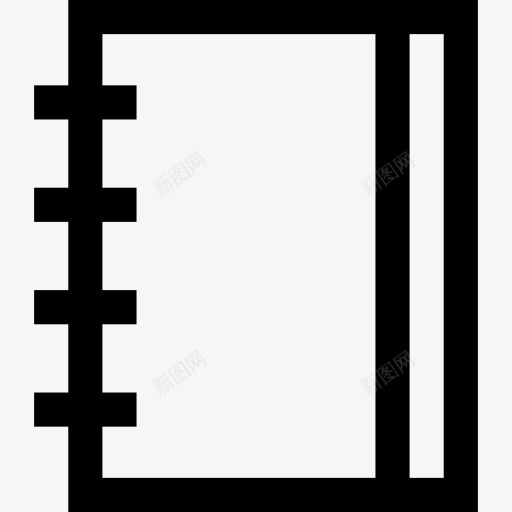 笔记本的像素图标png_新图网 https://ixintu.com 书写工具 学校材料 教育 笔记本 记事本
