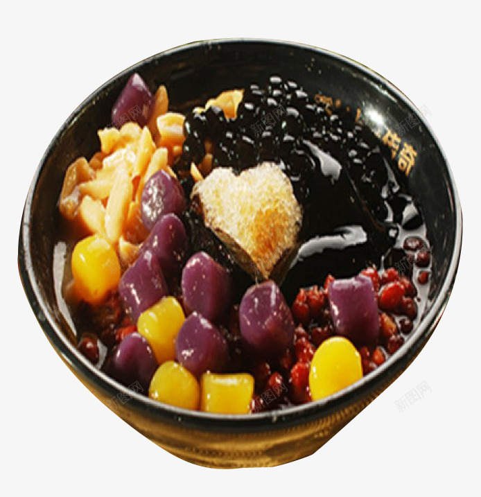芋圆甜品png免抠素材_新图网 https://ixintu.com 仙草 甜品 红豆 芋圆 赤豆