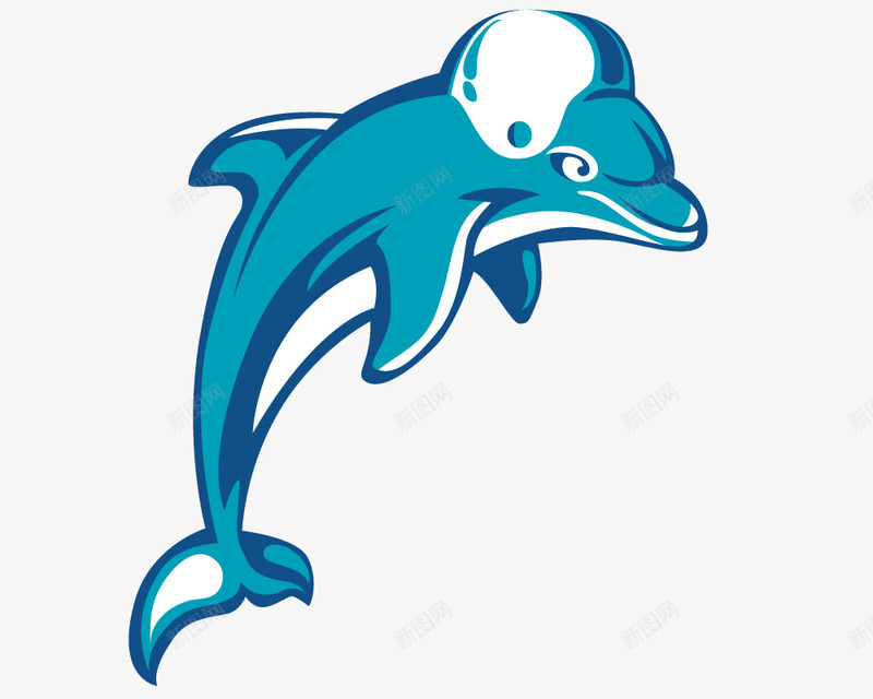 跳跃的海豚png免抠素材_新图网 https://ixintu.com 海豚 海豚矢量 跳跃