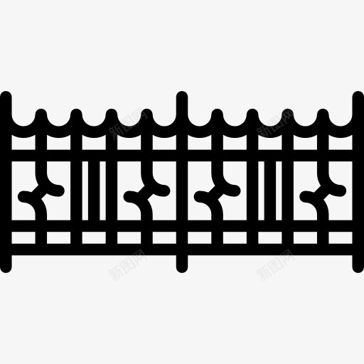 铁栅栏图标png_新图网 https://ixintu.com 家居 建筑 房地产 房子 花园 院子