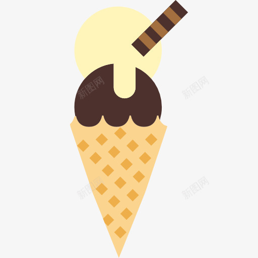 冰淇淋图标png_新图网 https://ixintu.com 夏天 夏天的冰淇淋 甜 甜点 食品