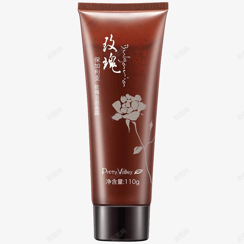汇美舍保加利亚玫瑰洁面晶露png免抠素材_新图网 https://ixintu.com 产品实物 保加利亚玫瑰 化妆品 汇美舍 洁面晶露 美妆