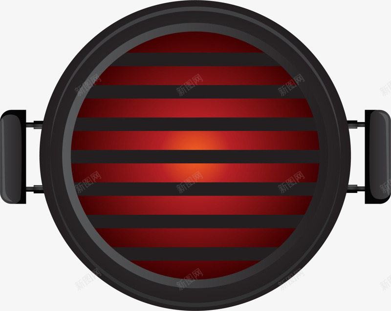红色扁平简约烧烤炉png免抠素材_新图网 https://ixintu.com bbq 春游 烤架 烧烤炉 踏青 郊游 野炊 野餐