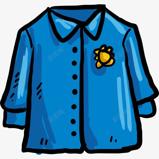 均匀图标png_新图网 https://ixintu.com 制服 学校 学校制服 学生 时尚 服装