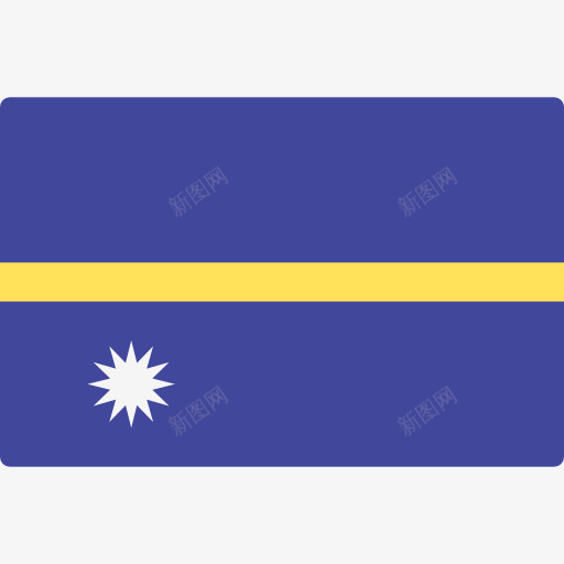 瑙鲁图标png_新图网 https://ixintu.com 世界 国家 旗帜 民族 瑙鲁