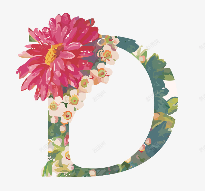 字母Dpng免抠素材_新图网 https://ixintu.com D PNG PNG免费下载 PNG图片 字母 热带风 艺术字 设计