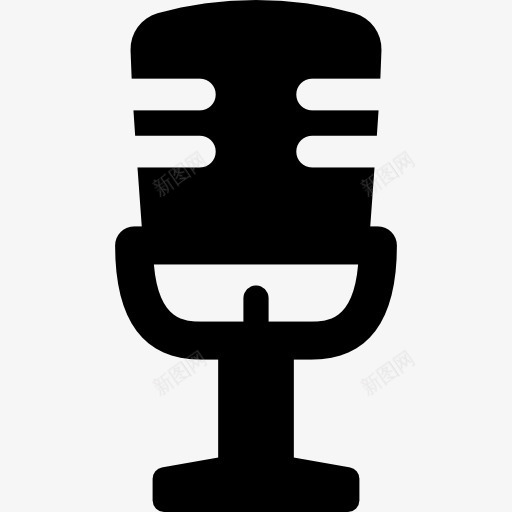 电影的麦克风图标png_新图网 https://ixintu.com 声音 录音 录音机 技术 麦克风