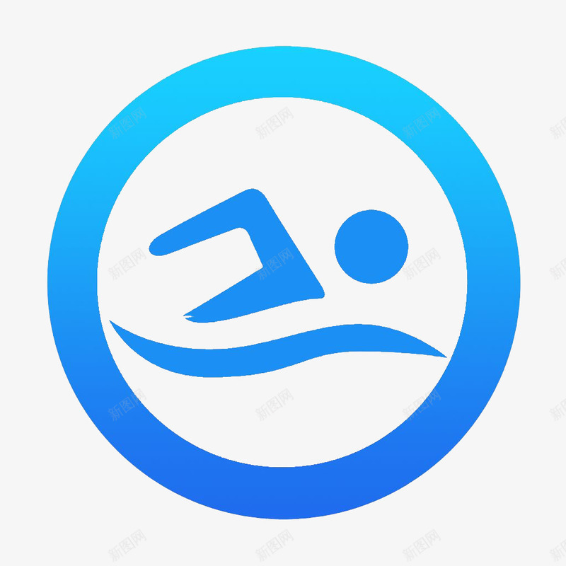 人山人海图标png_新图网 https://ixintu.com 人山人海 图标 大海 游泳 蓝色
