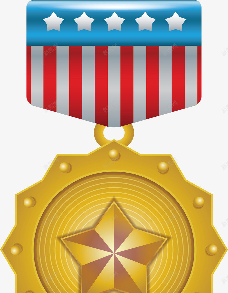 锯齿边框徽章矢量图ai免抠素材_新图网 https://ixintu.com 徽章 矢量png 金牌 金色奖章 锯齿 锯齿徽章 矢量图