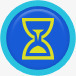 定时器symbly游戏化的徽章图标png_新图网 https://ixintu.com timer 定时器