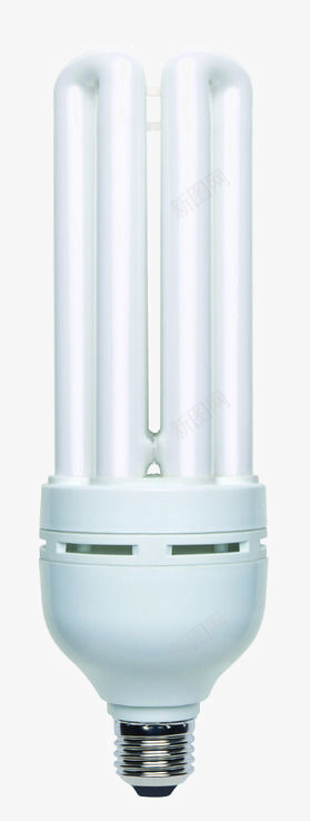 U型节能灯泡png免抠素材_新图网 https://ixintu.com U型 灯泡 白色 节能
