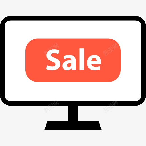 网上商店图标png_新图网 https://ixintu.com 屏幕 显示器 电子商务和购物 网上商店 计算机 销售