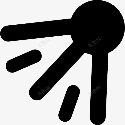 聚光灯图标png_新图网 https://ixintu.com 手电筒 手电筒卡通 灯 灯泡 照明
