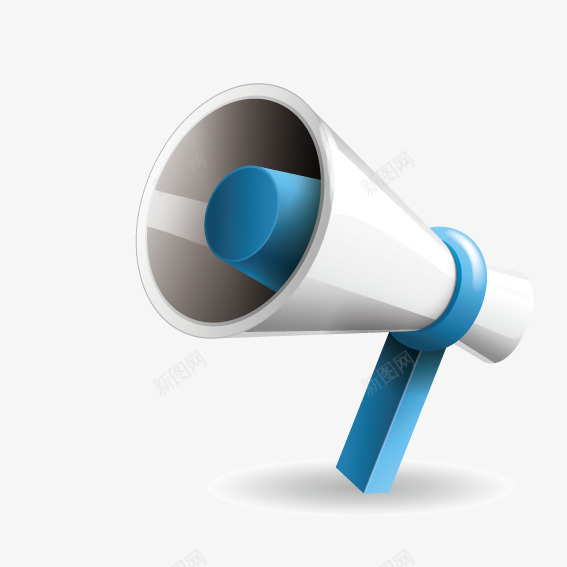 卡通扩音器png免抠素材_新图网 https://ixintu.com 卡通 喇叭 扩音器