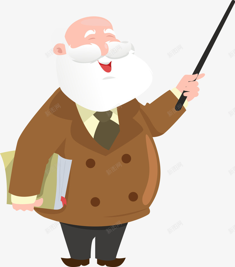 卡通老教授png免抠素材_新图网 https://ixintu.com 卡通教师 卡通男老师 卡通老师 头像 教师 教授 男老师 老头 老师