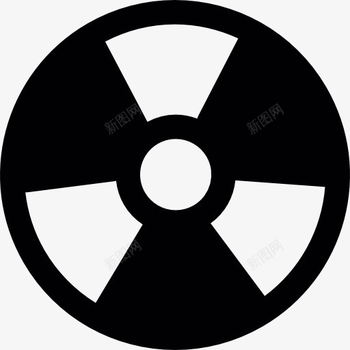 有毒物质图标png_新图网 https://ixintu.com 原子 原子核 有毒 标志 能量