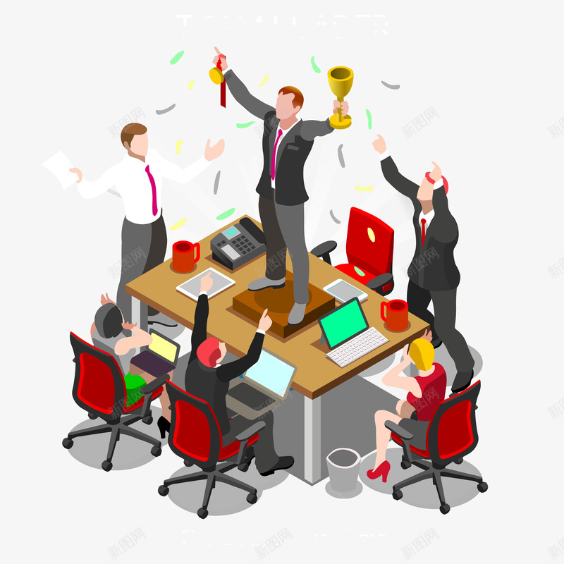 金融分析师png免抠素材_新图网 https://ixintu.com PPT元素 办公人士 商务 开会 矢量元素 金融分析