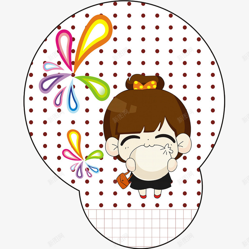 卡通可爱鼠标垫png免抠素材_新图网 https://ixintu.com 卡通 卡通可爱 可爱 可爱卡通 鼠标