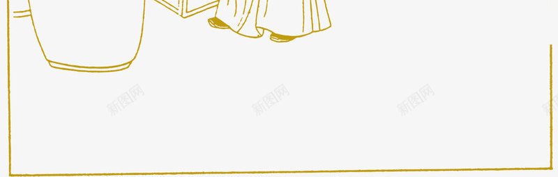 古人线描png免抠素材_新图网 https://ixintu.com 作诗 古代 文人
