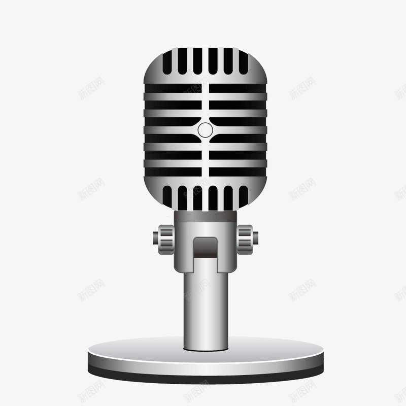 灰色质感话筒喊话器矢量图ai免抠素材_新图网 https://ixintu.com 喊话器 灰色 灰色质感 话筒 质感 矢量图