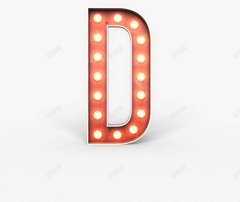 橘黄色字母Dpng免抠素材_新图网 https://ixintu.com D png图形 png装饰 字母 橘黄色 装饰